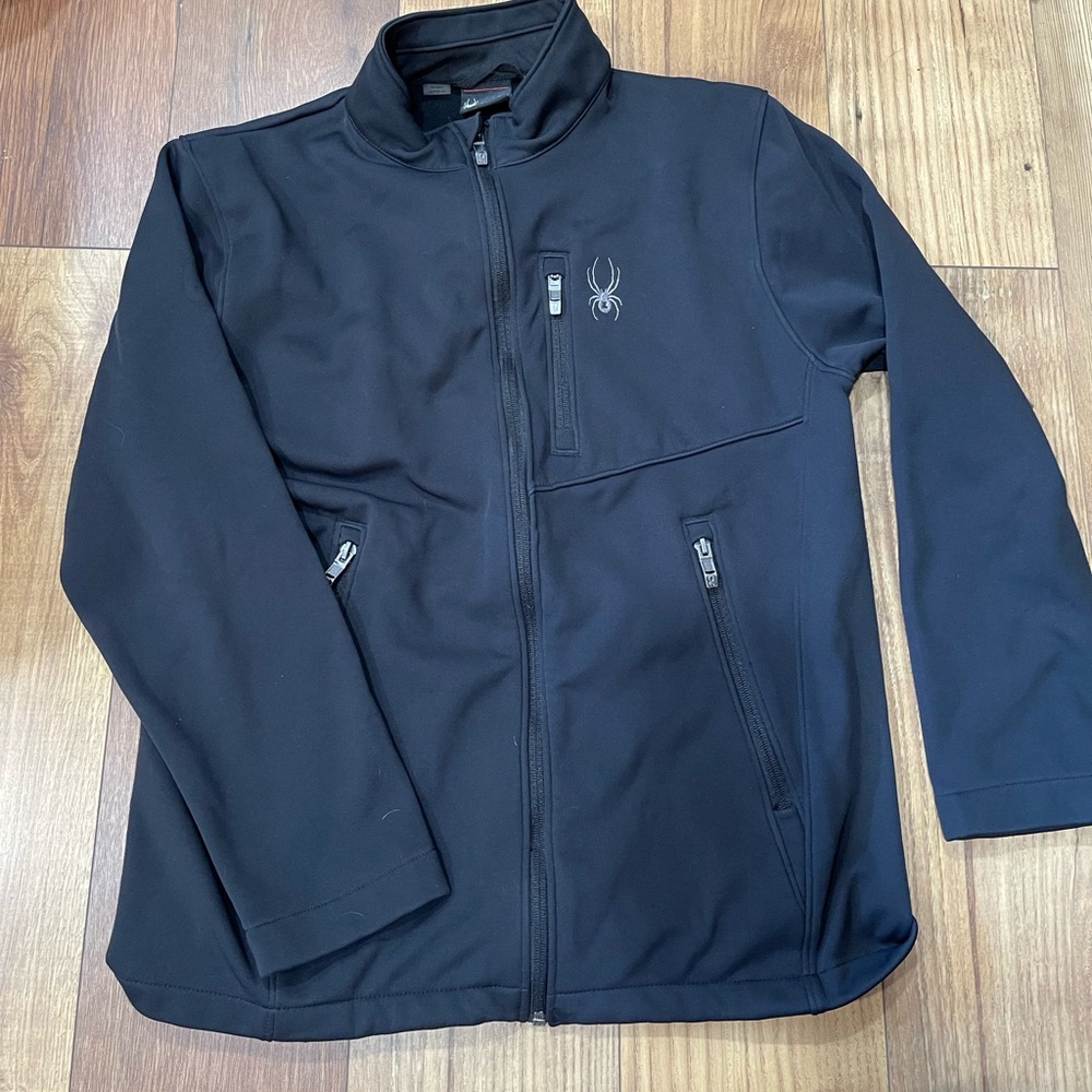 Boys Black Spyder Jacket